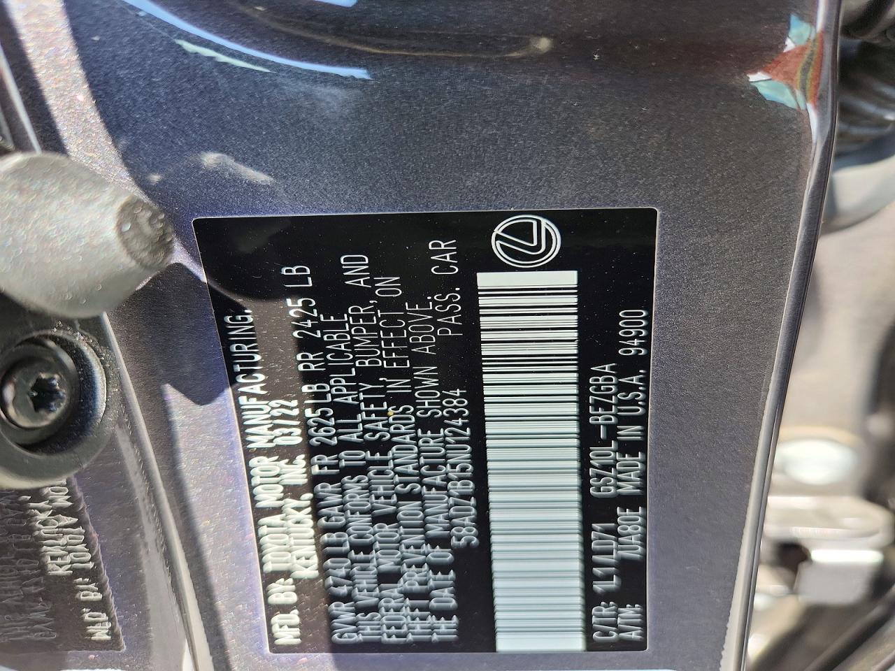 Lexus Es Base