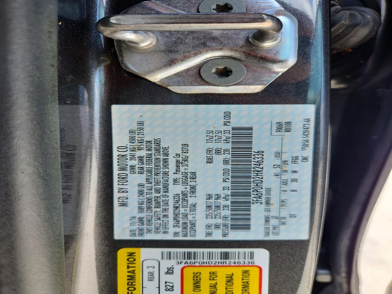 Ford Fusion Se
