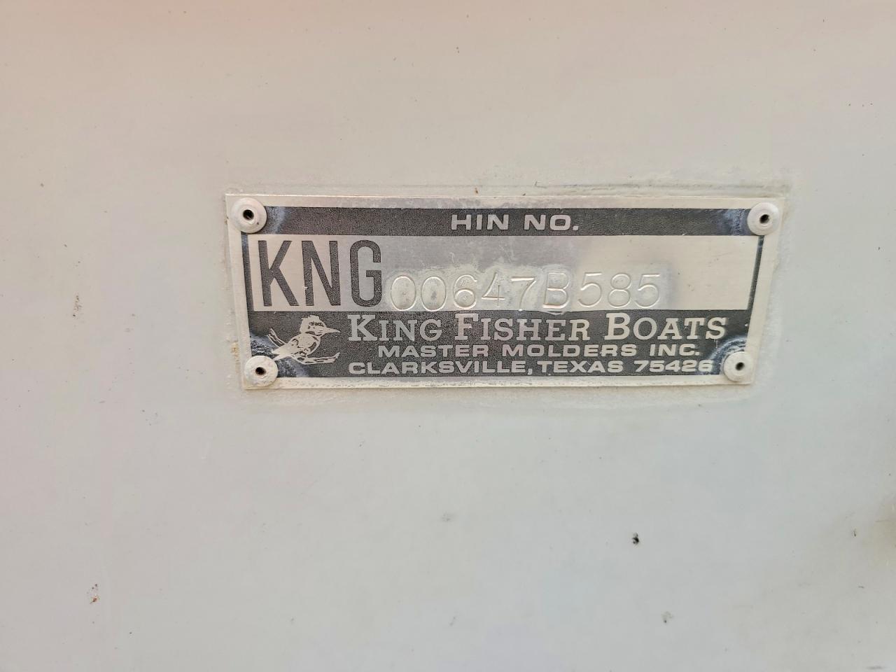 Kingfisher Master Molders Boat