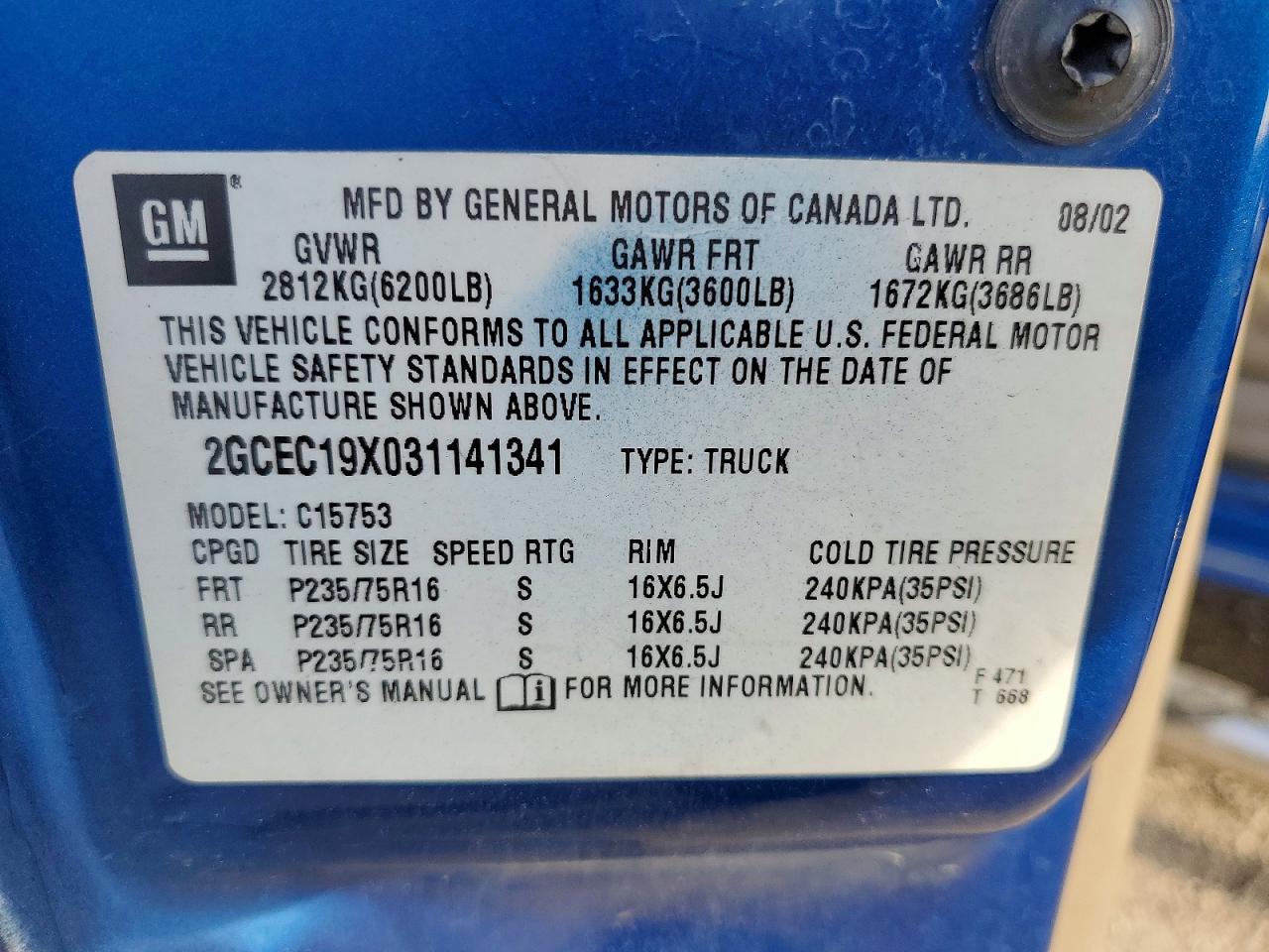 Chevrolet Silverado C1500