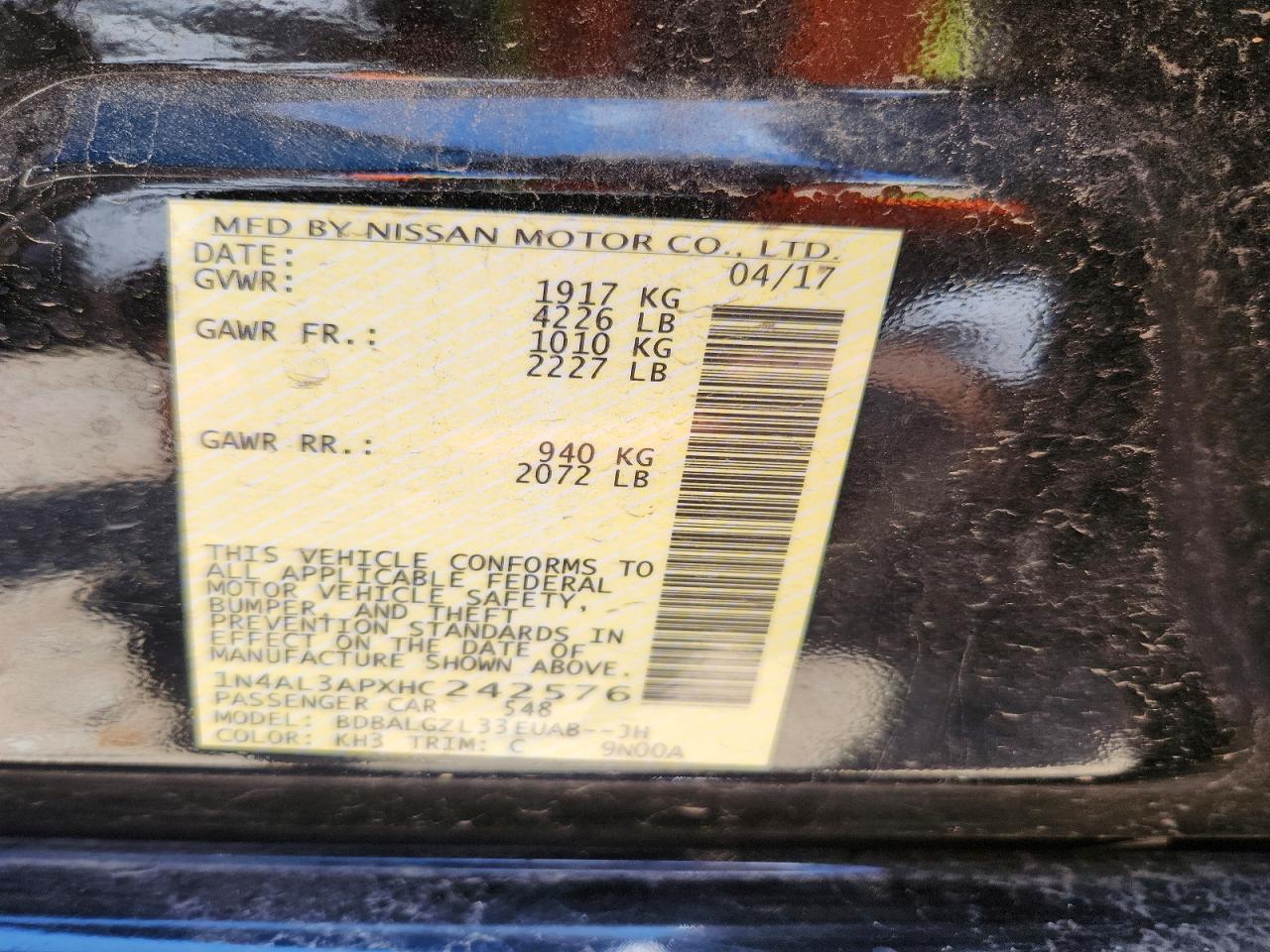 Nissan Altima 2.5 S