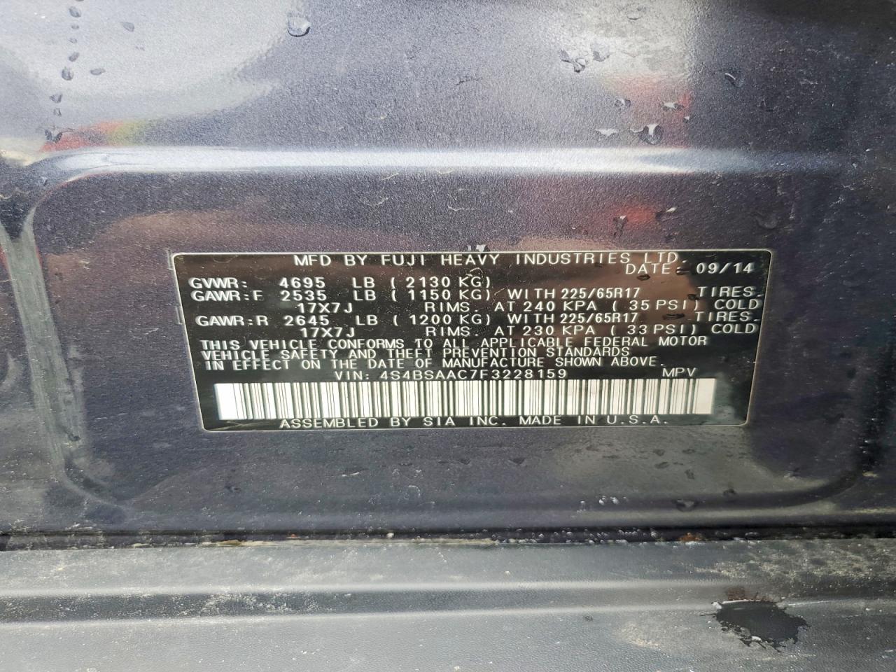 Subaru Outback 2.5i