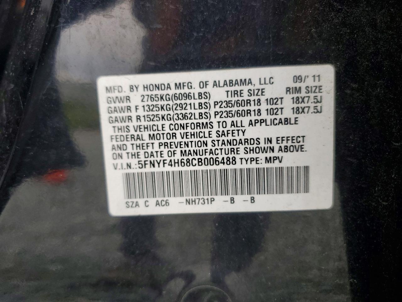 Honda Pilot Exl