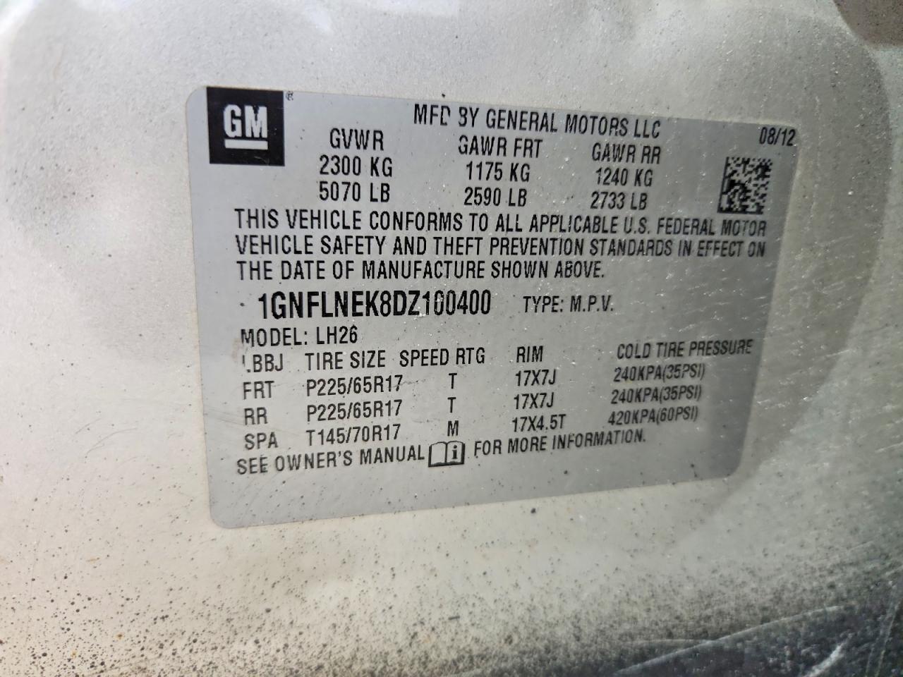 Chevrolet Equinox Lt