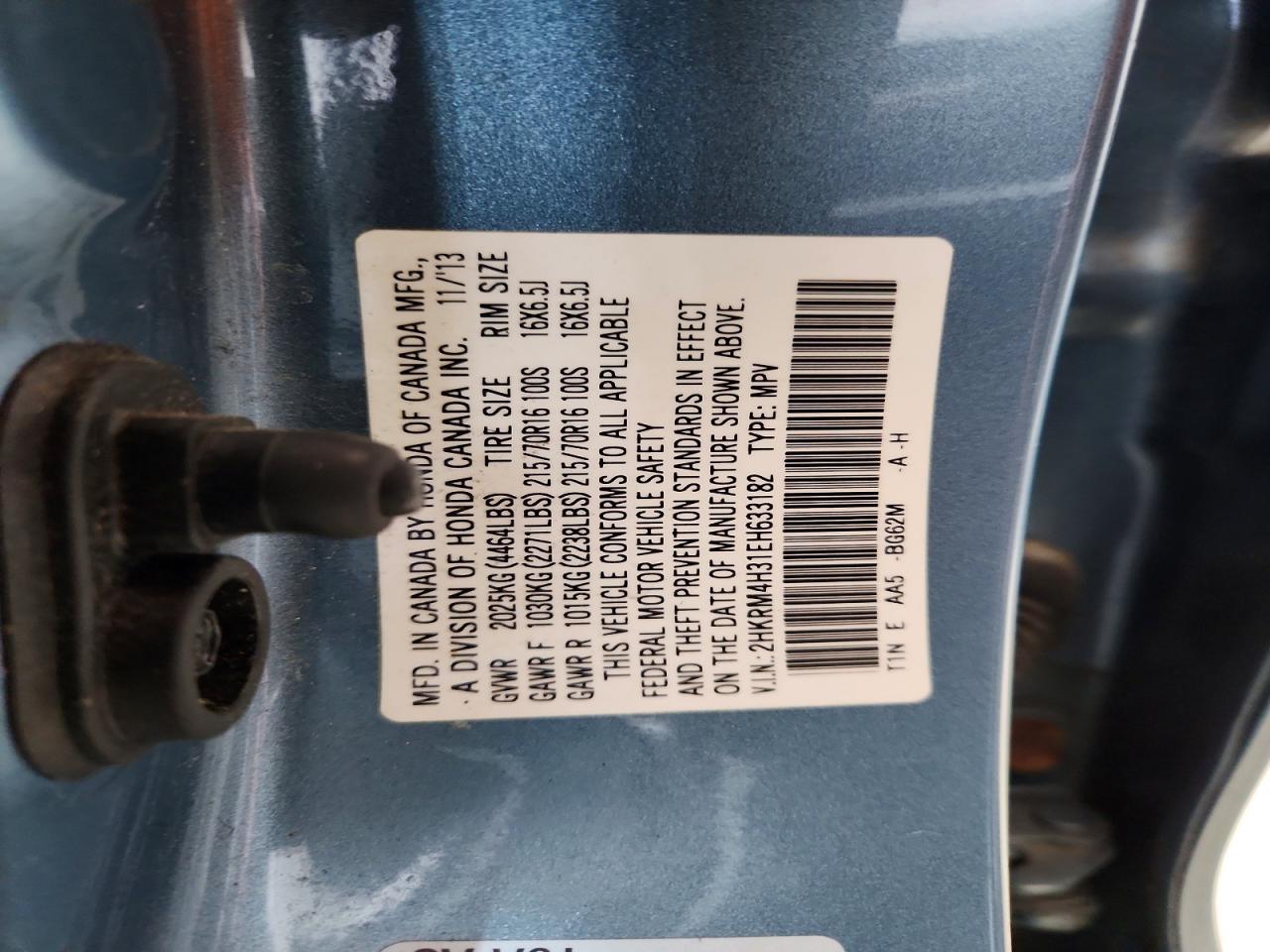 Honda Crv Lx