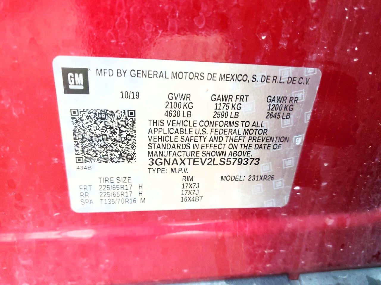 Chevrolet Equinox Lt