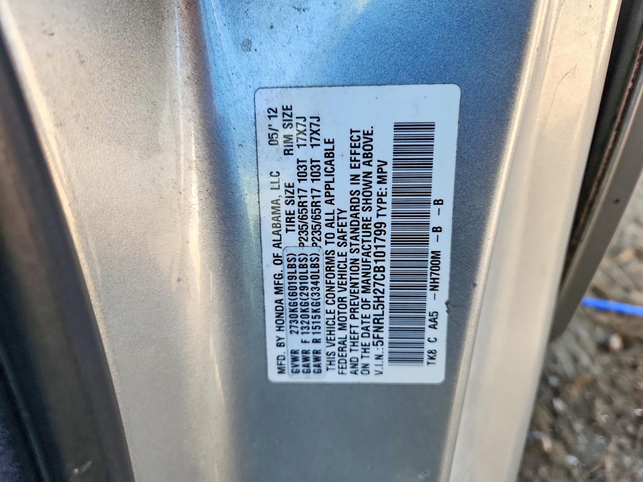 Honda Odyssey Lx