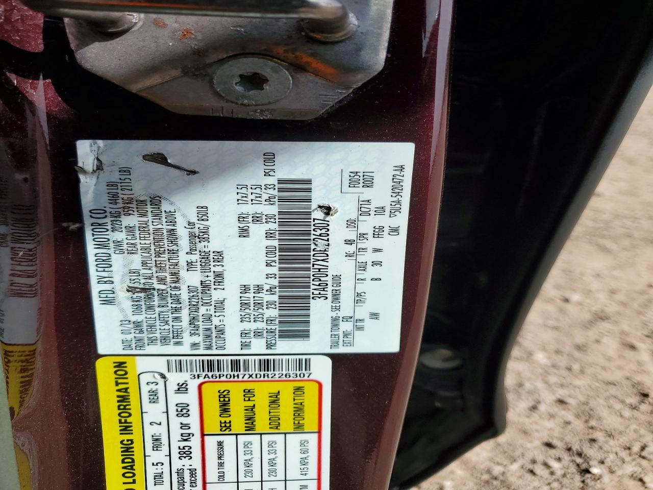 Ford Fusion Se