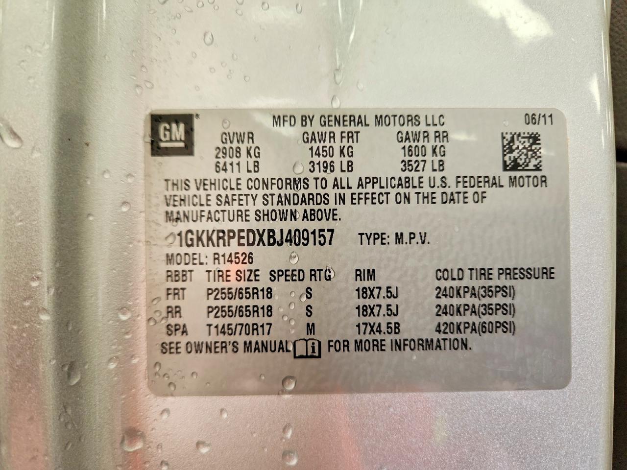 GMC Acadia Sle
