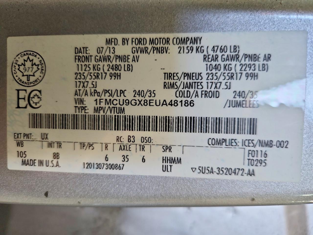 Ford Escape Se