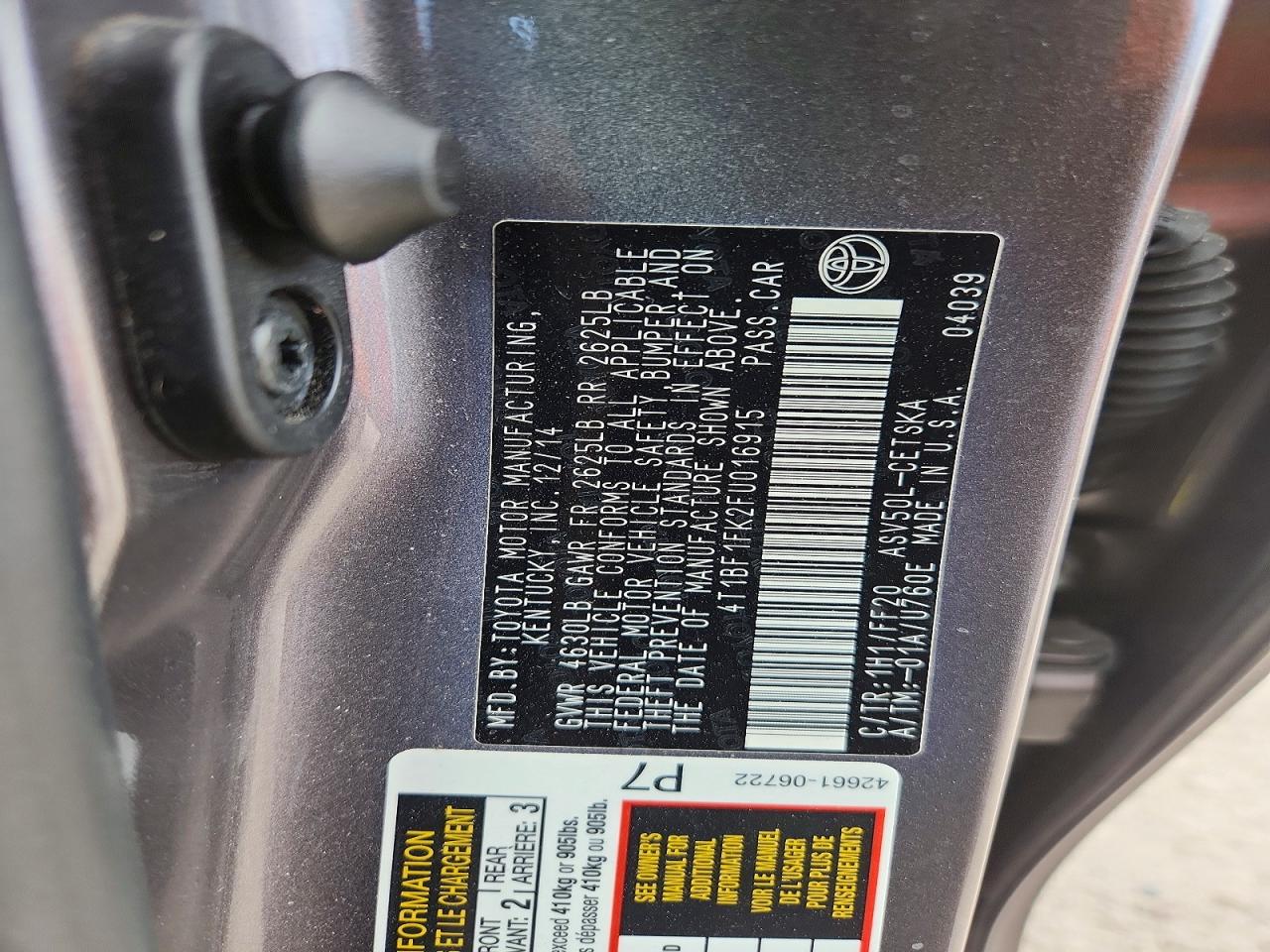 Toyota Camry Se