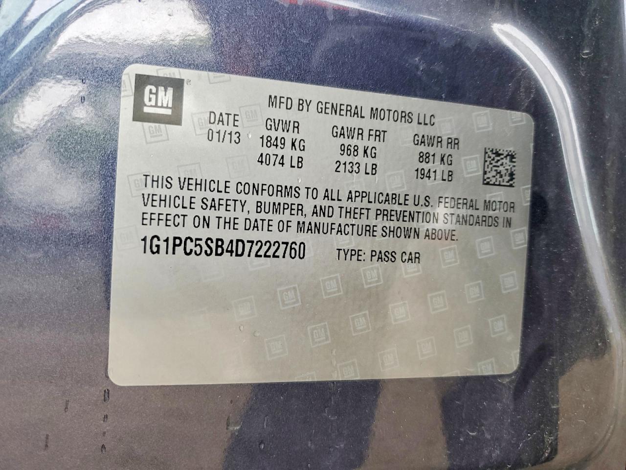 Chevrolet Cruze Lt