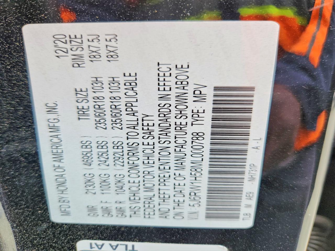 Honda Crv Ex