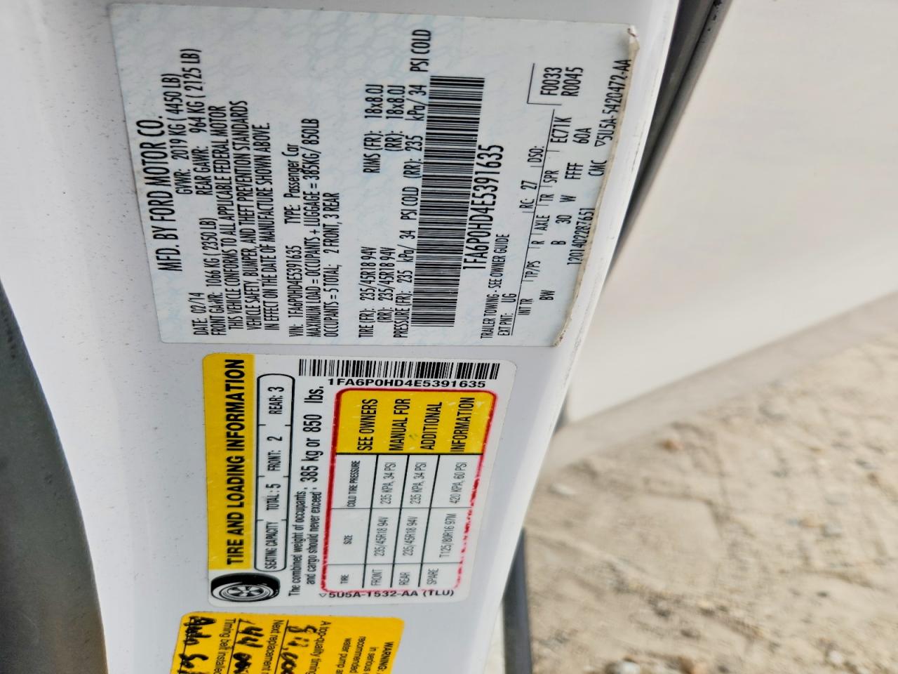 Ford Fusion Se