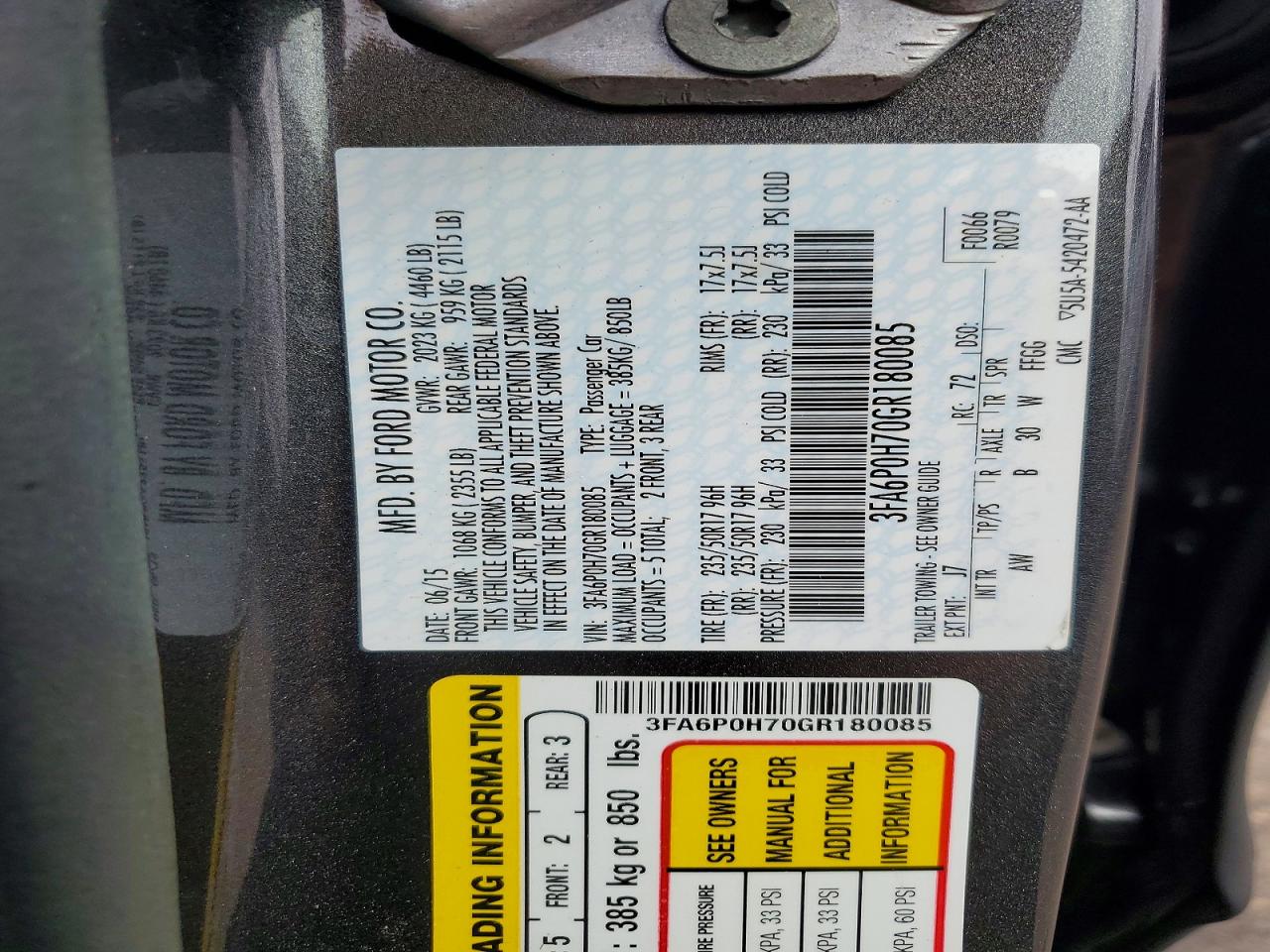 Ford Fusion Se