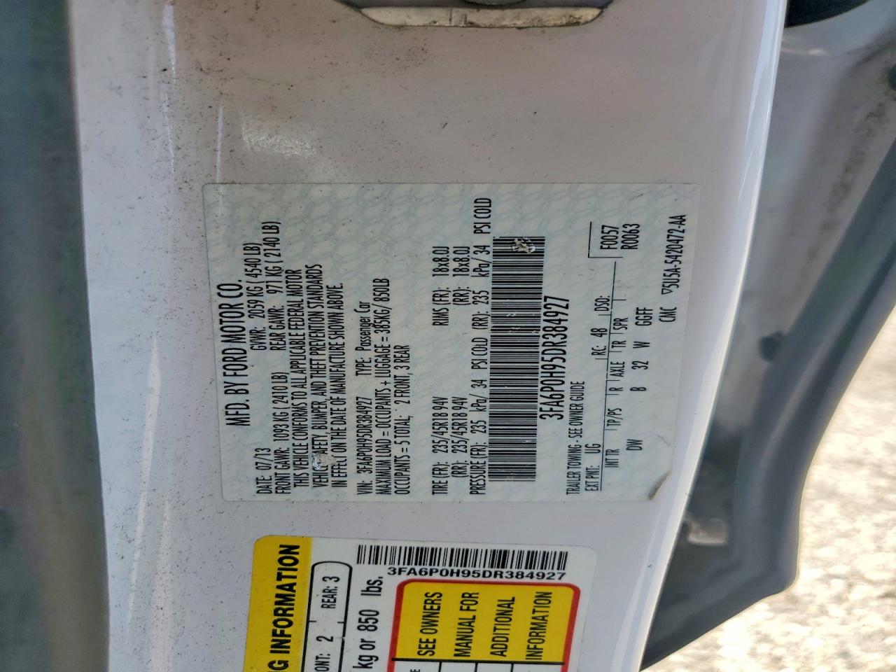 Ford Fusion Se