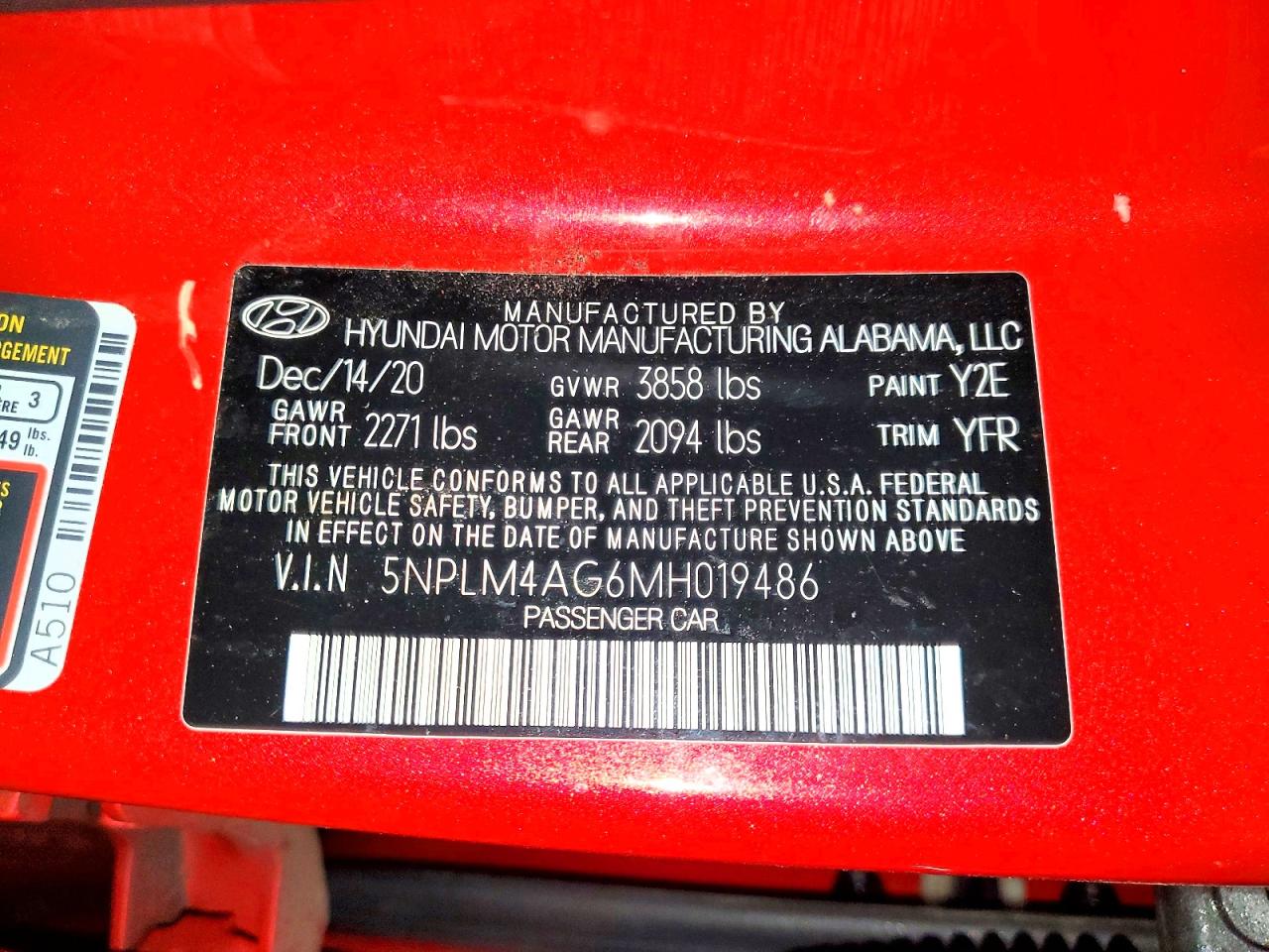 Hyundai ELANTRA Sel