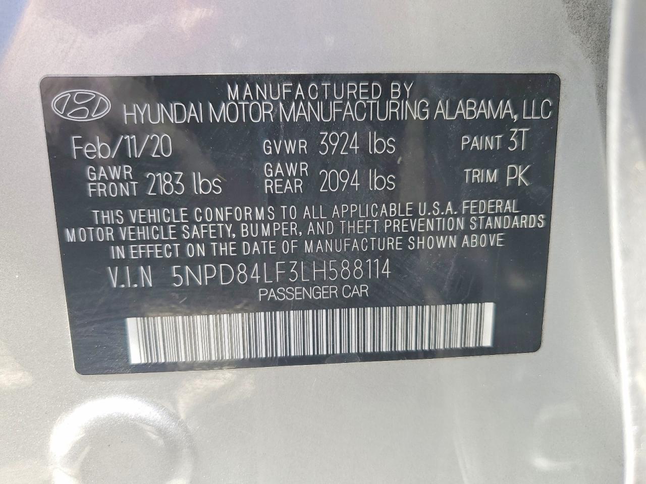 Hyundai ELANTRA Sel