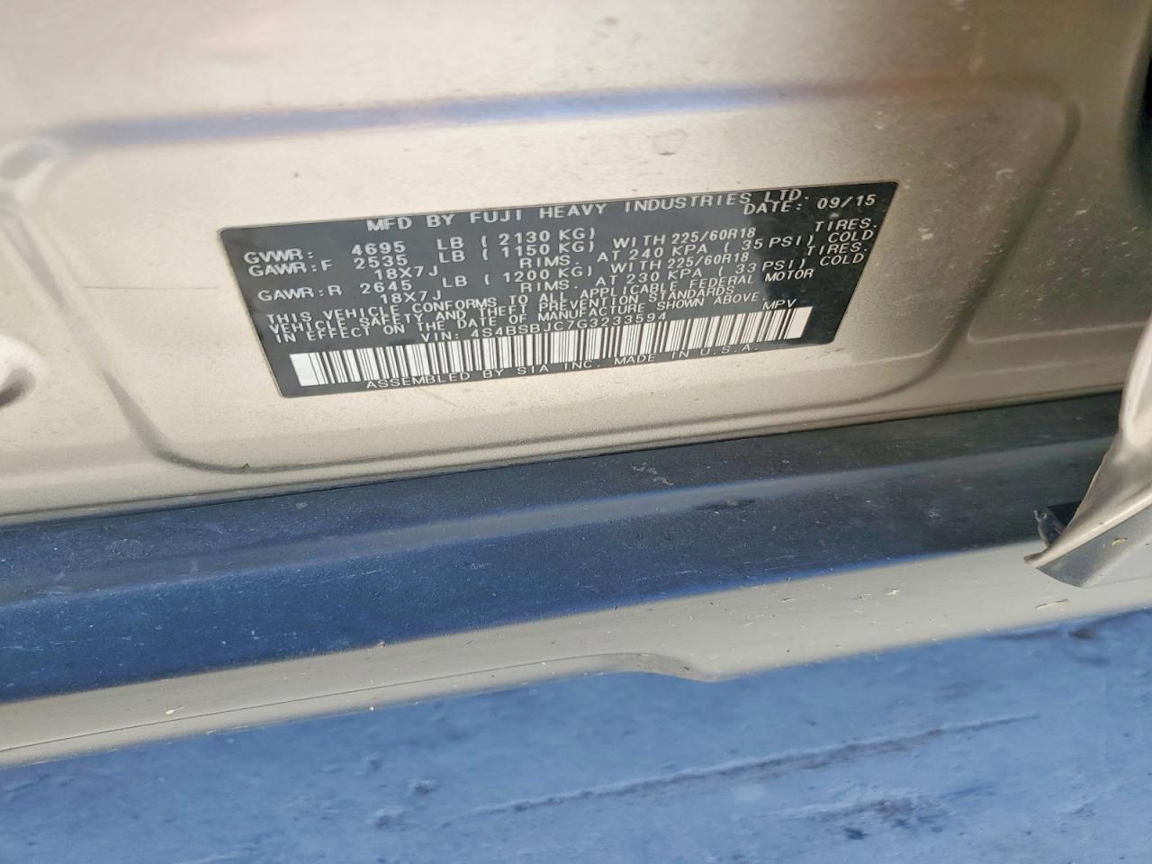 Subaru Outback 2.5i Limited