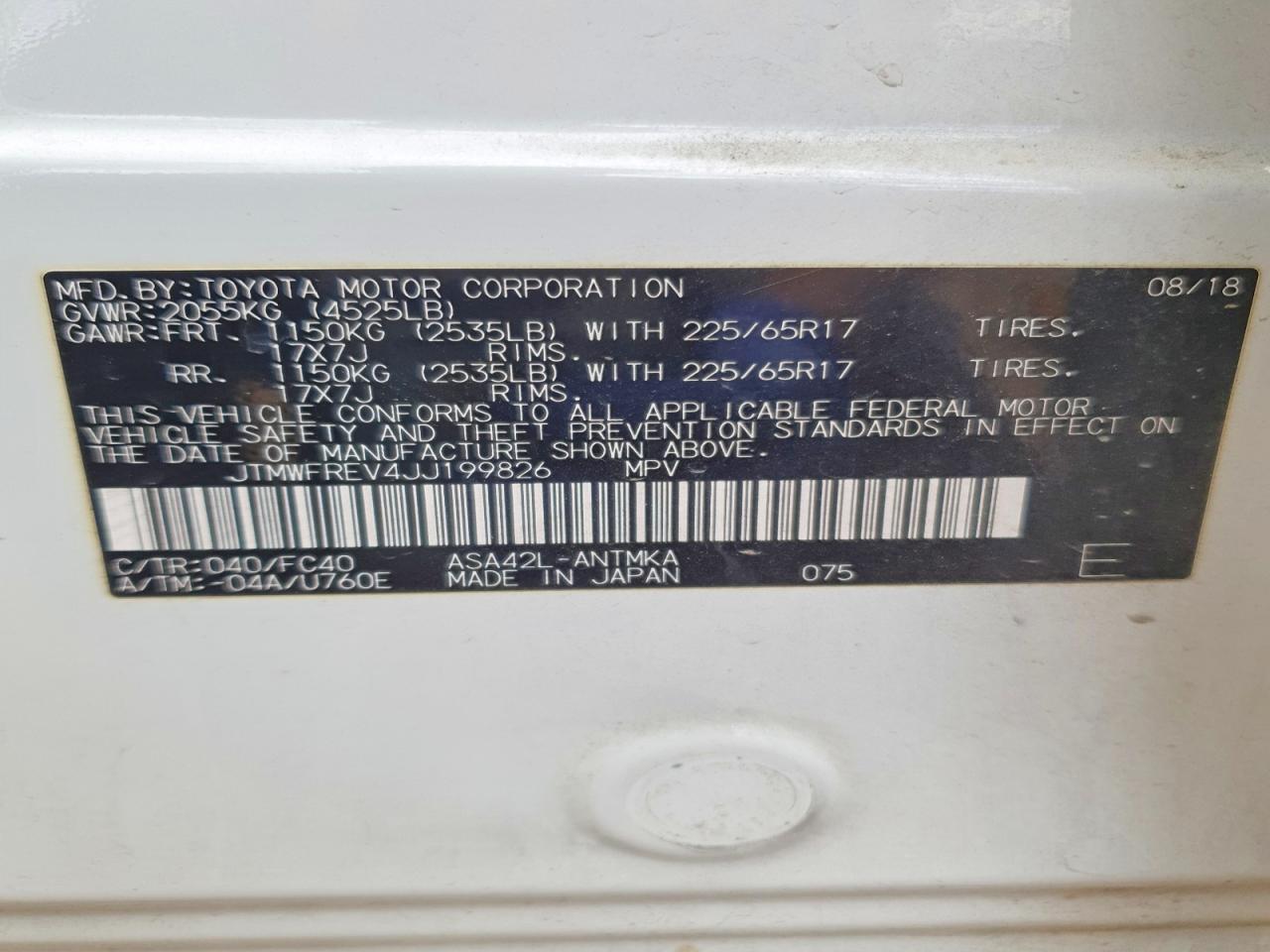 Toyota RAV4 Xle