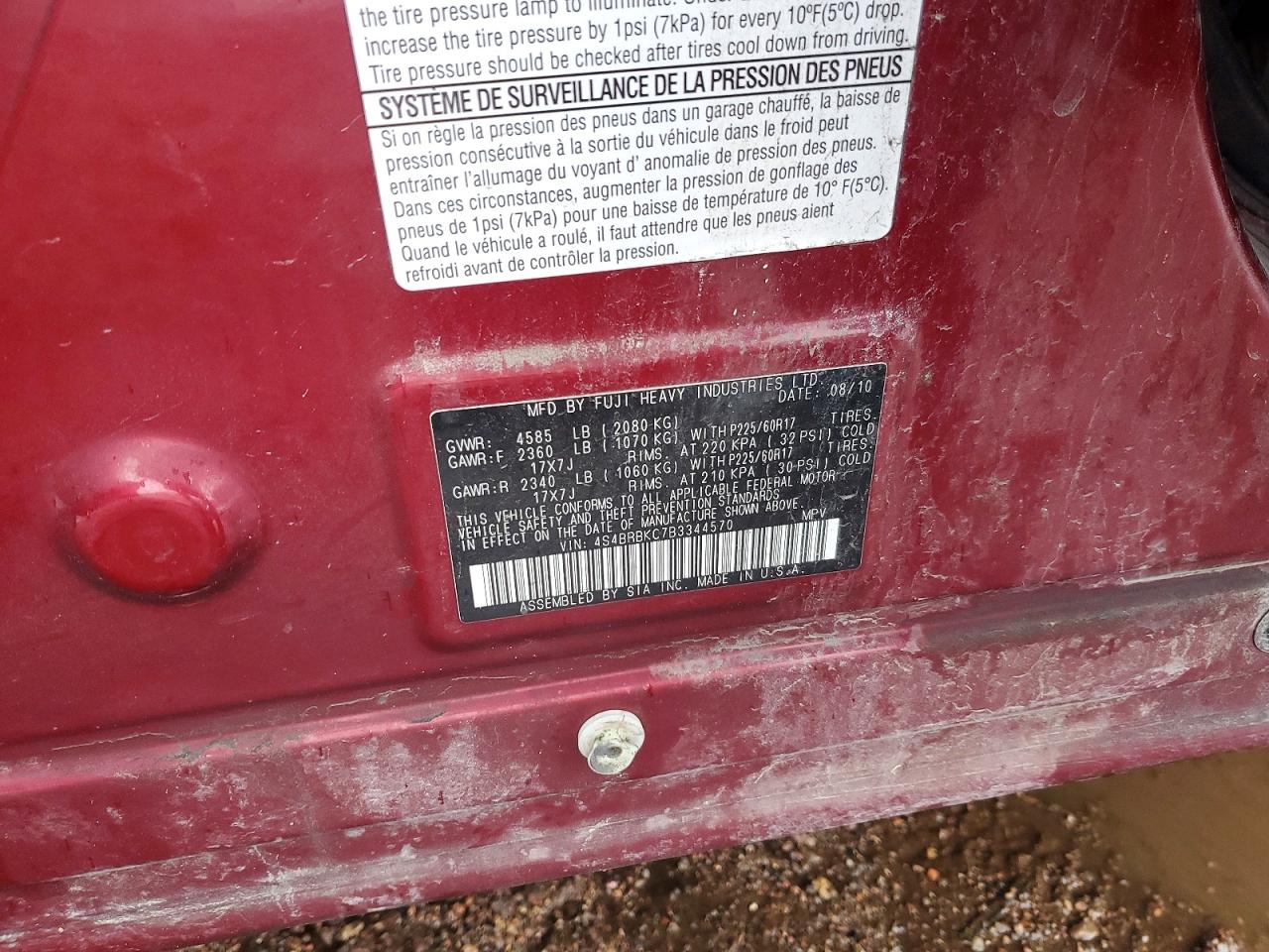 Subaru Outback 2.5i Limited