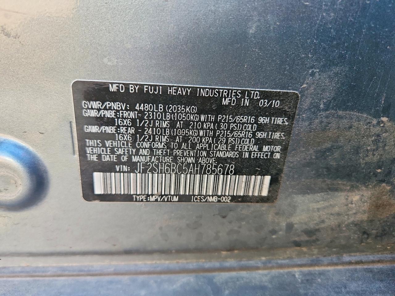 Subaru Forester Xs
