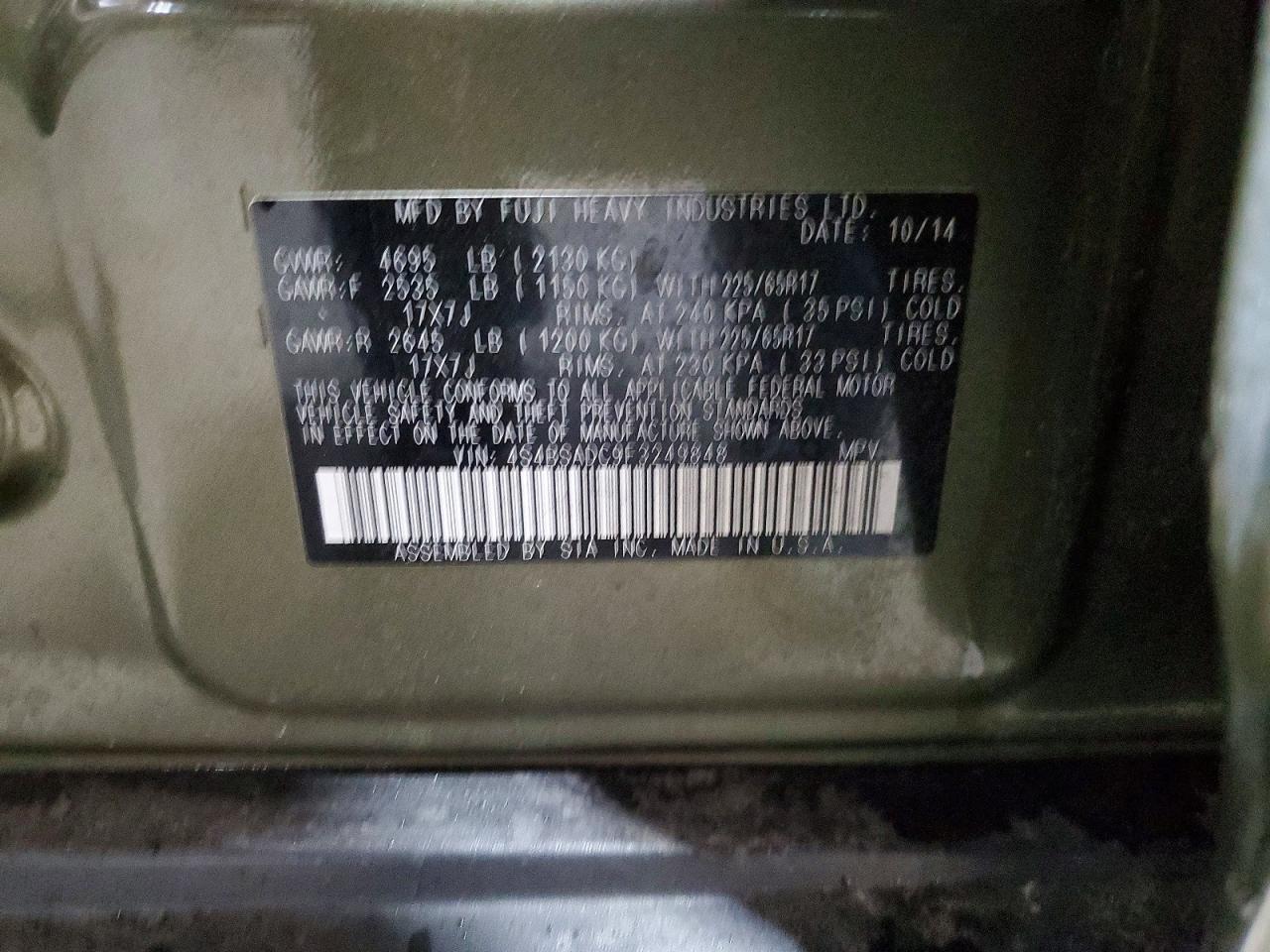 Subaru Outback 2.5i Premium