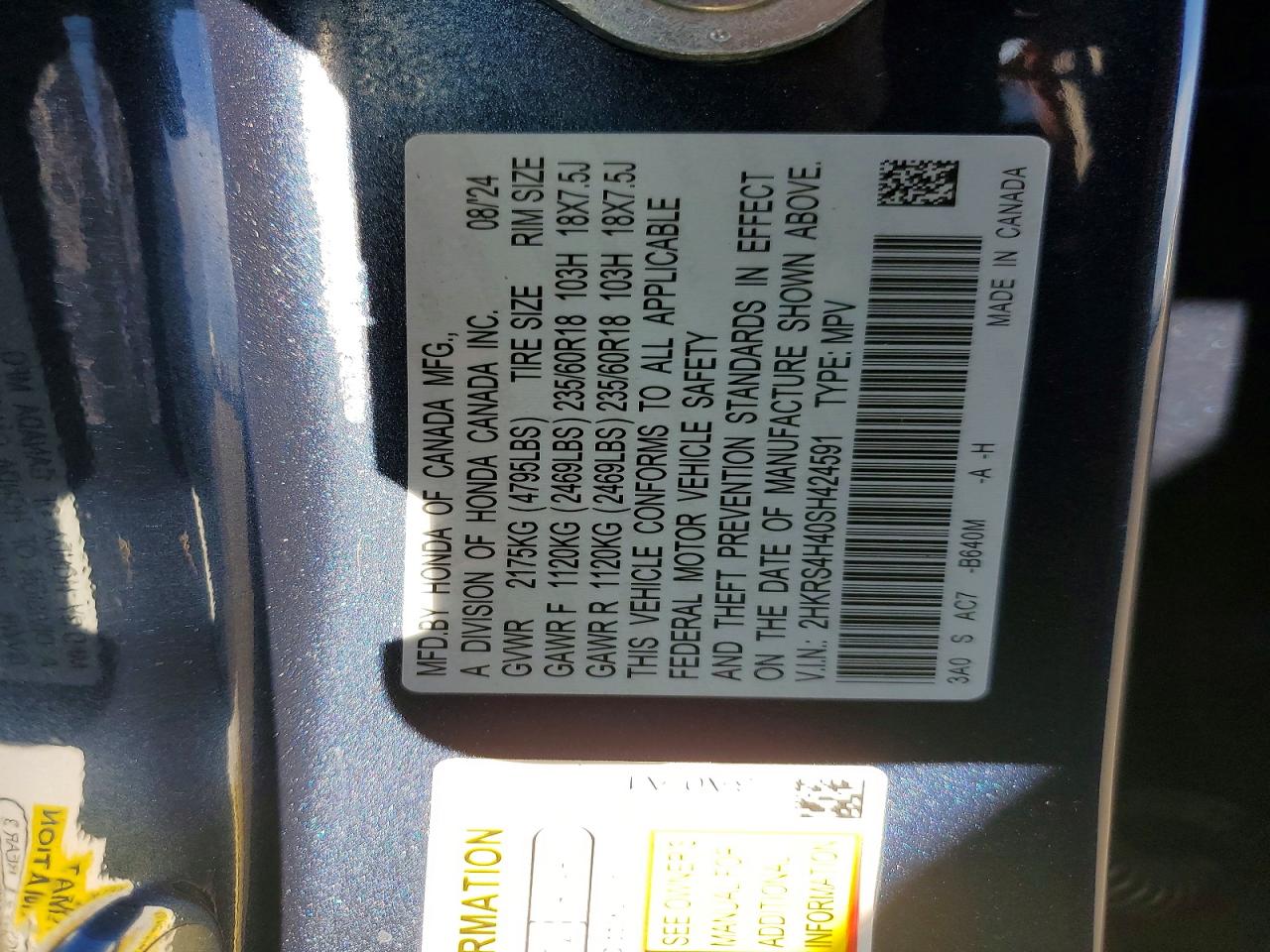 Honda Crv Ex