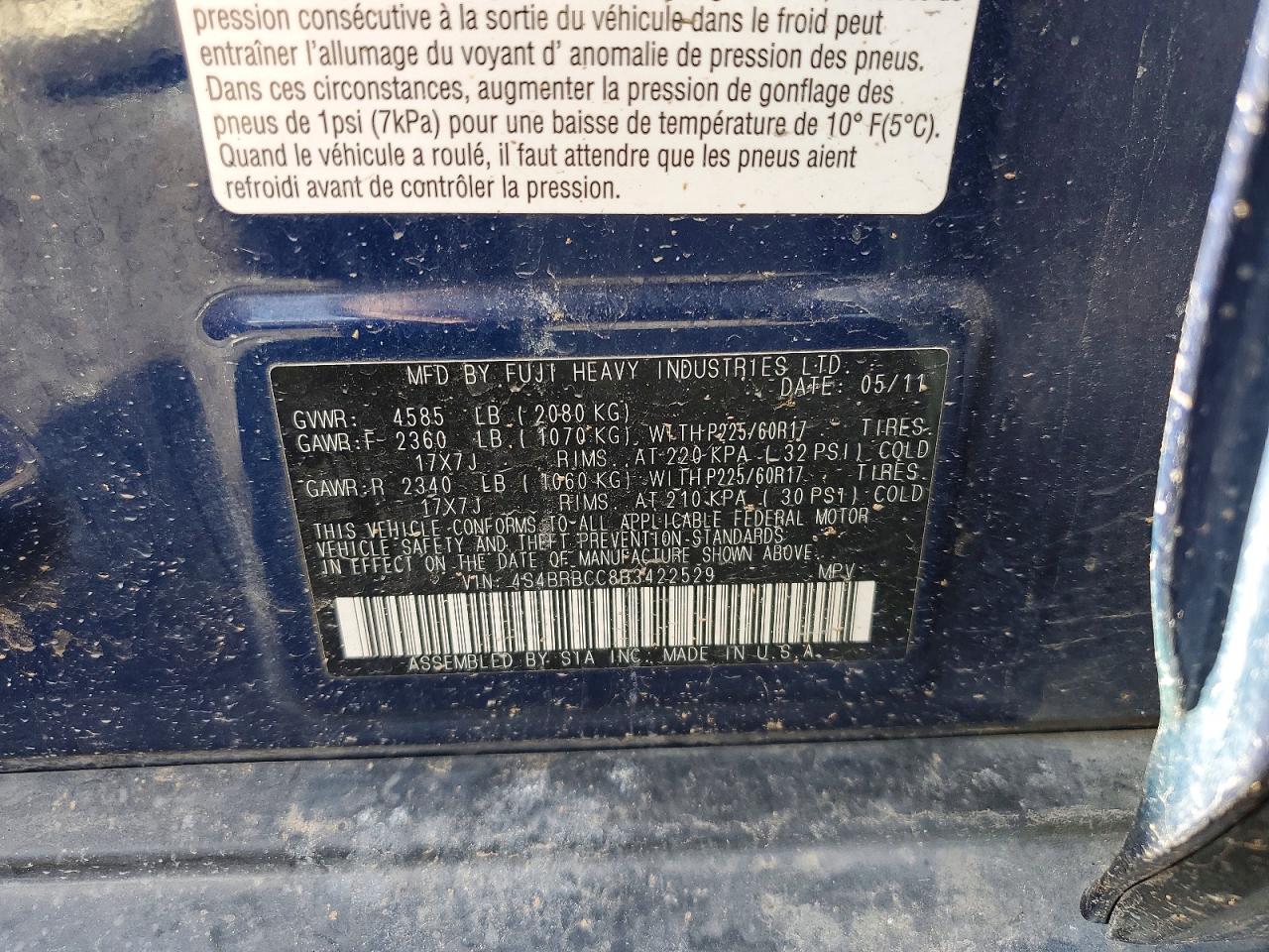 Subaru Outback 2.5i Premium