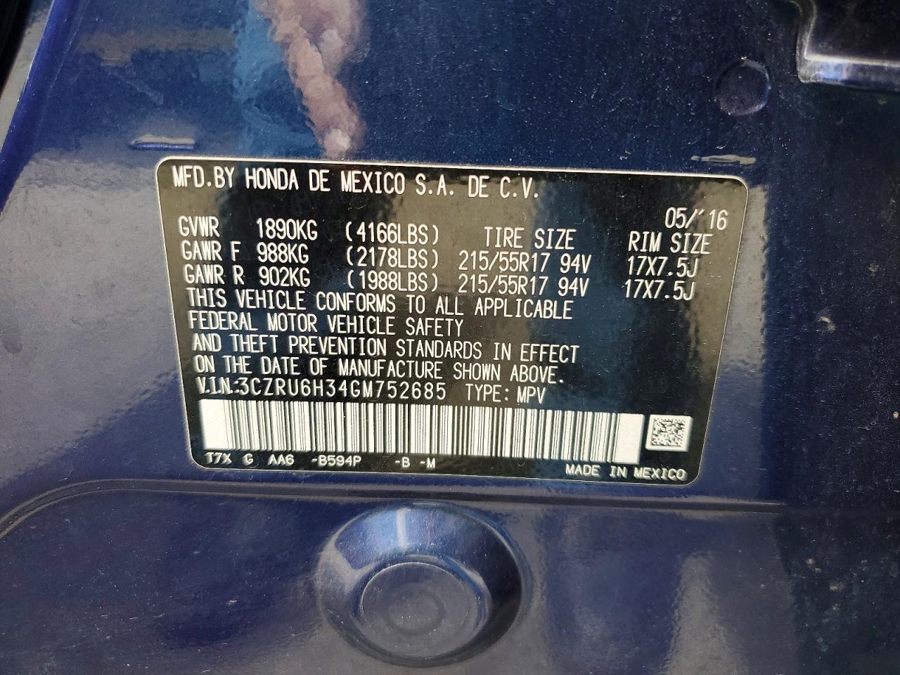 Honda HR-V Lx