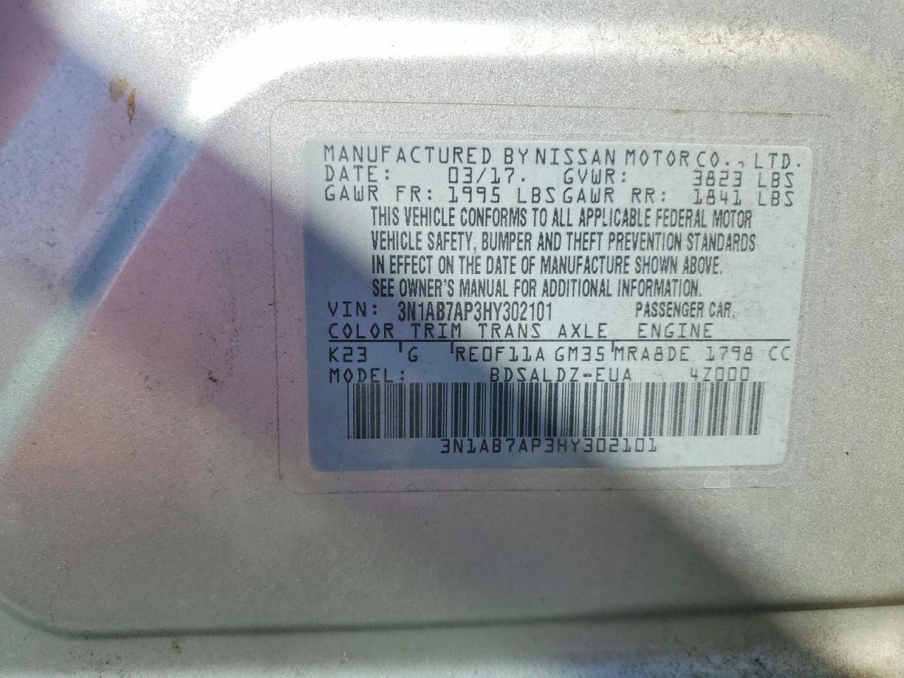 Nissan Sentra Sv