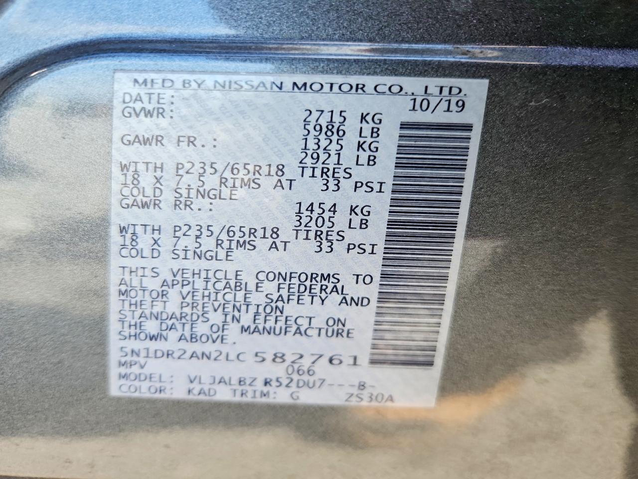 Nissan Pathfinder S