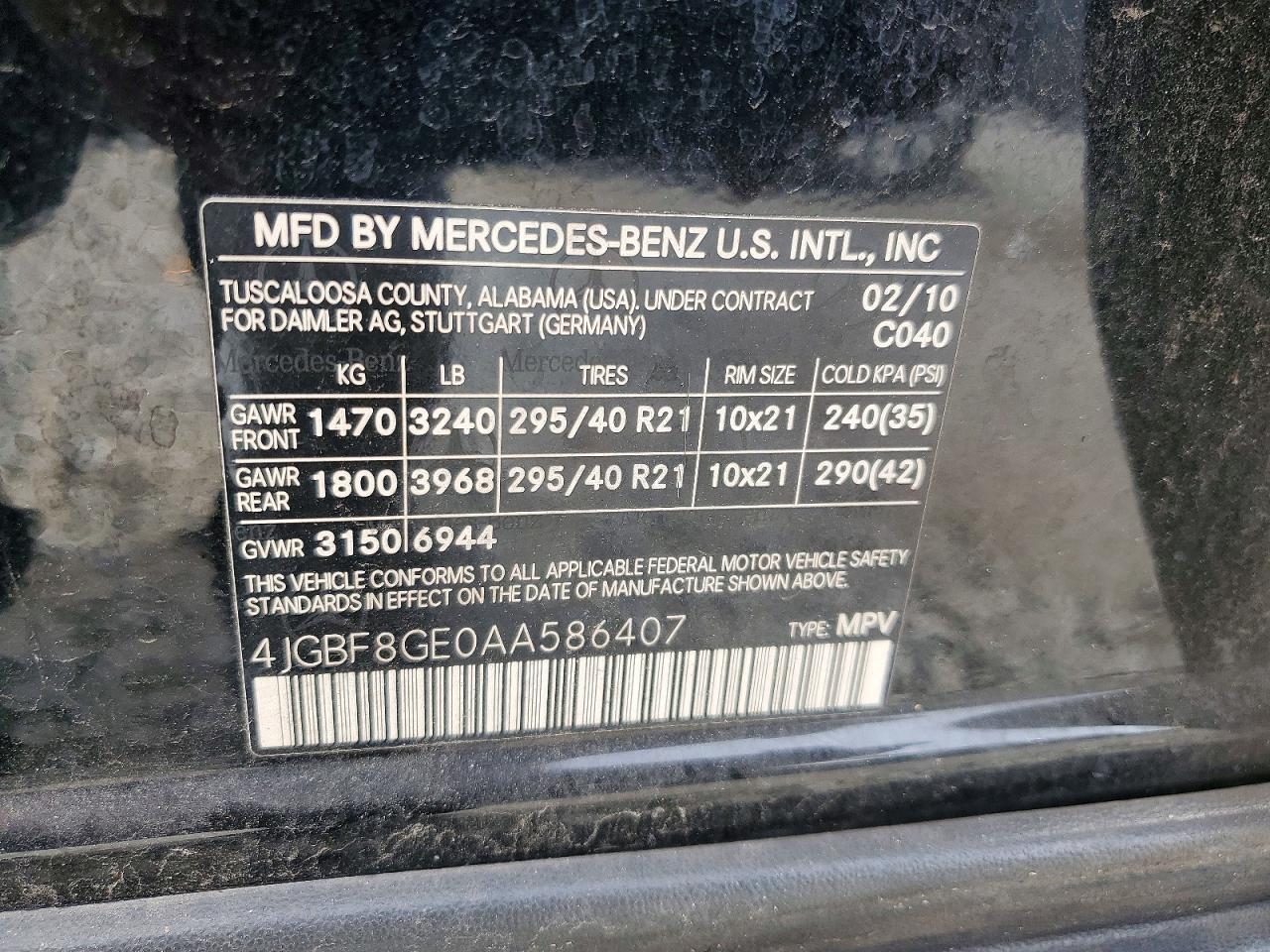 Mercedes-Benz G-Class 550 4matic