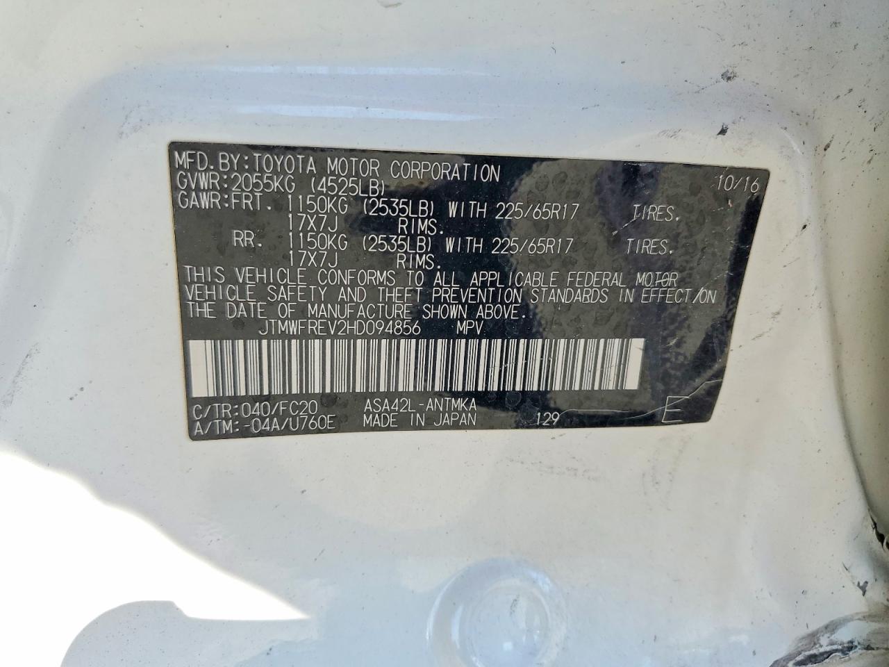 Toyota RAV4 Xle