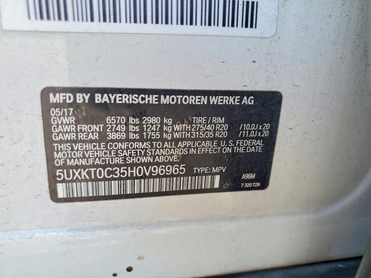 BMW X Series Xdr40e