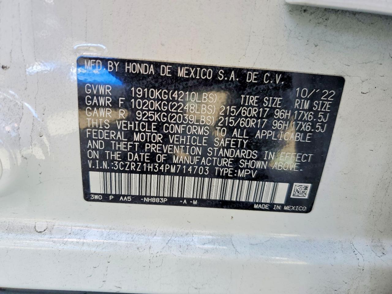 Honda HR-V Lx