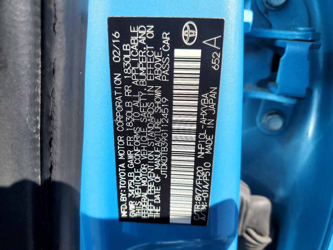 Toyota Prius One