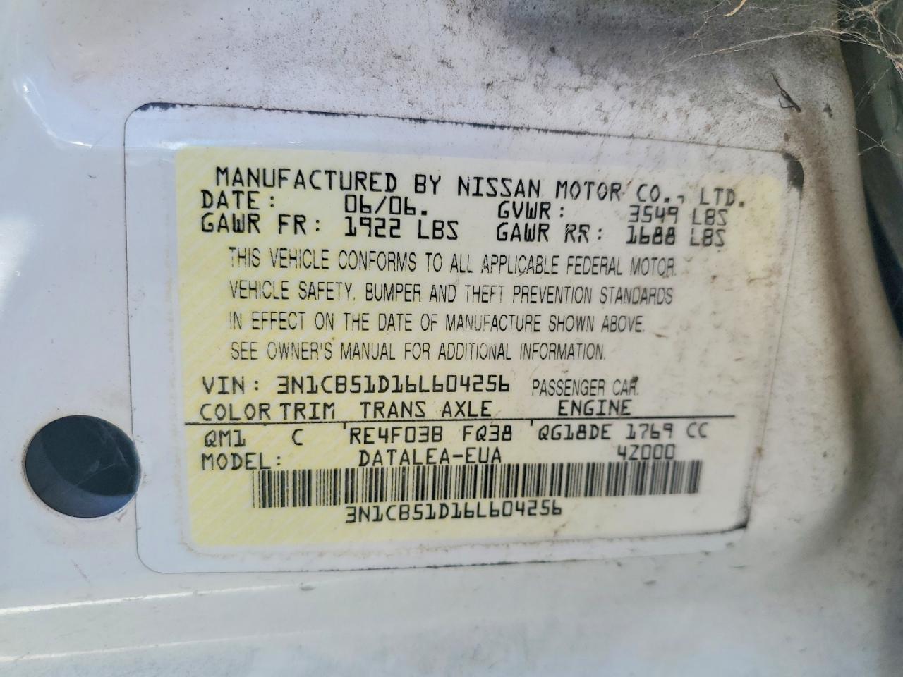 Nissan Sentra 1.8