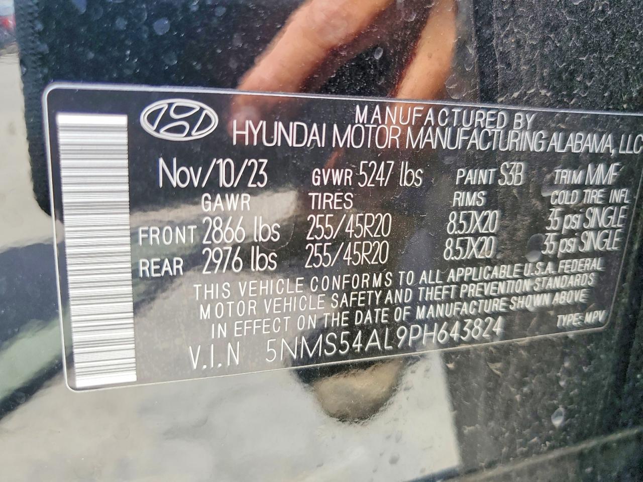 Hyundai SANTA FE Calligraphy