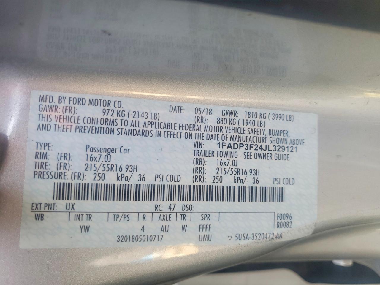 Ford Focus Se