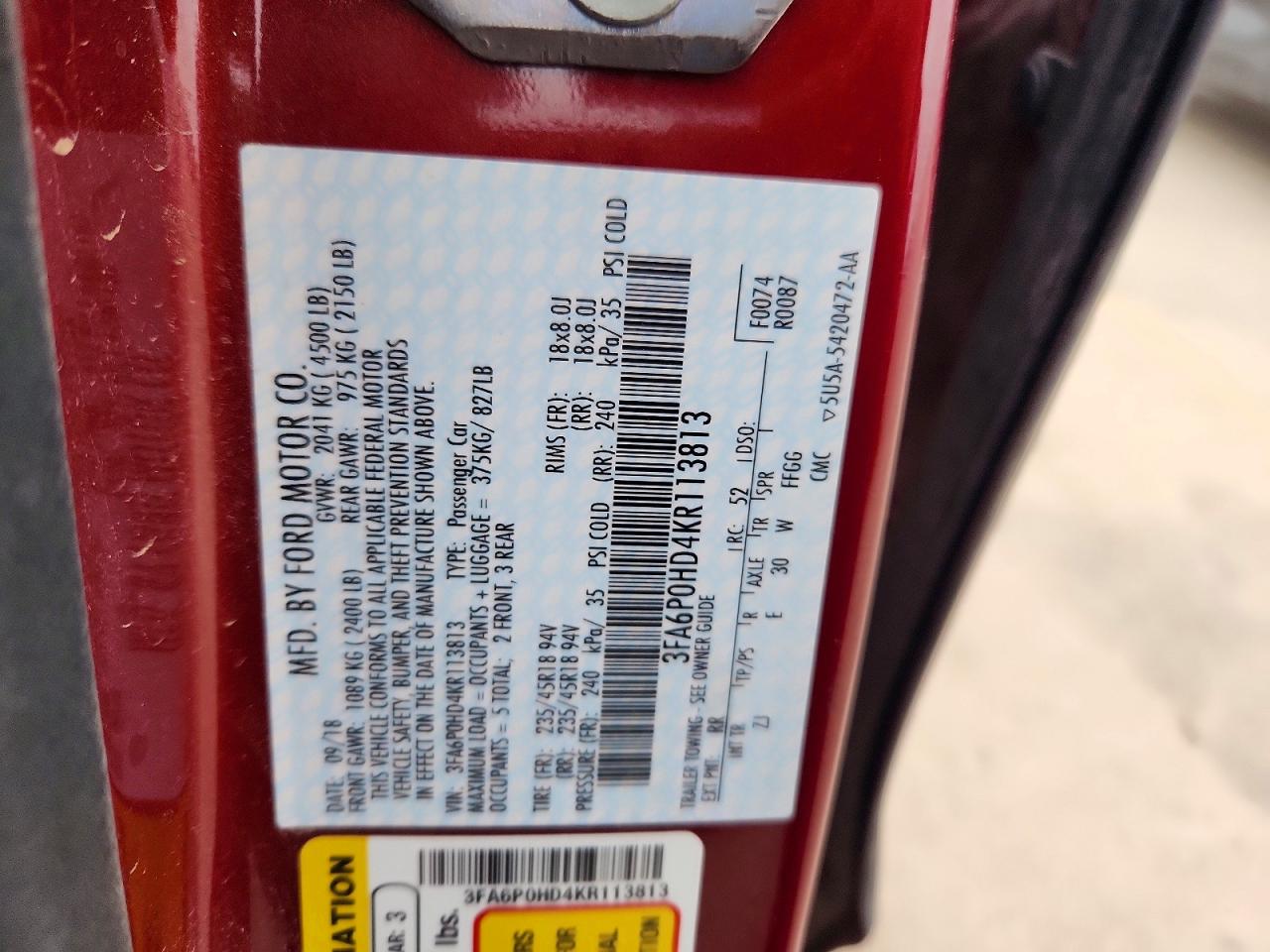 Ford Fusion Se
