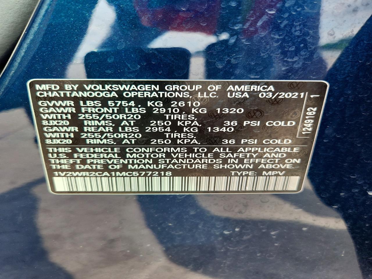 Volkswagen Atlas Se