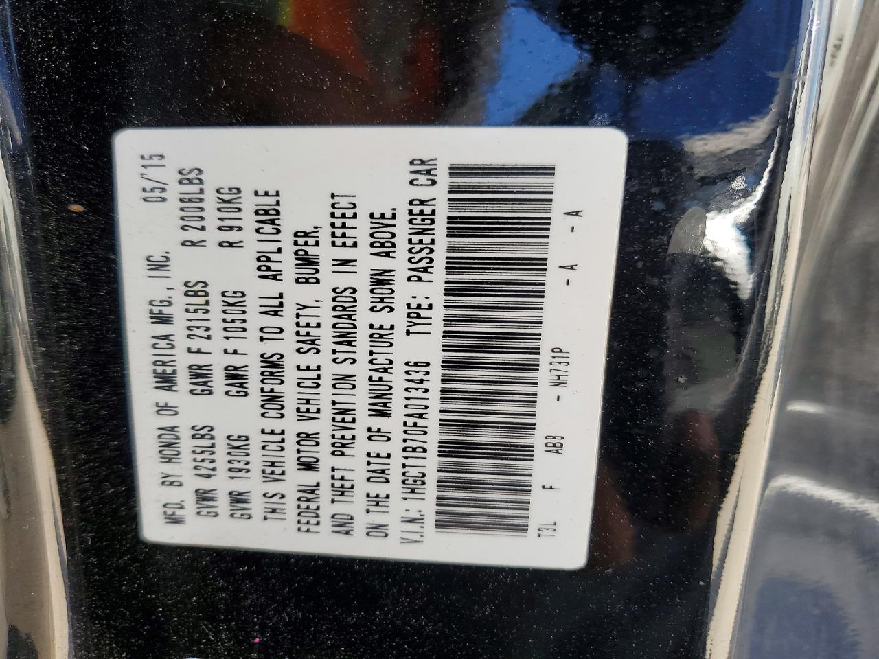 Honda Accord Ex