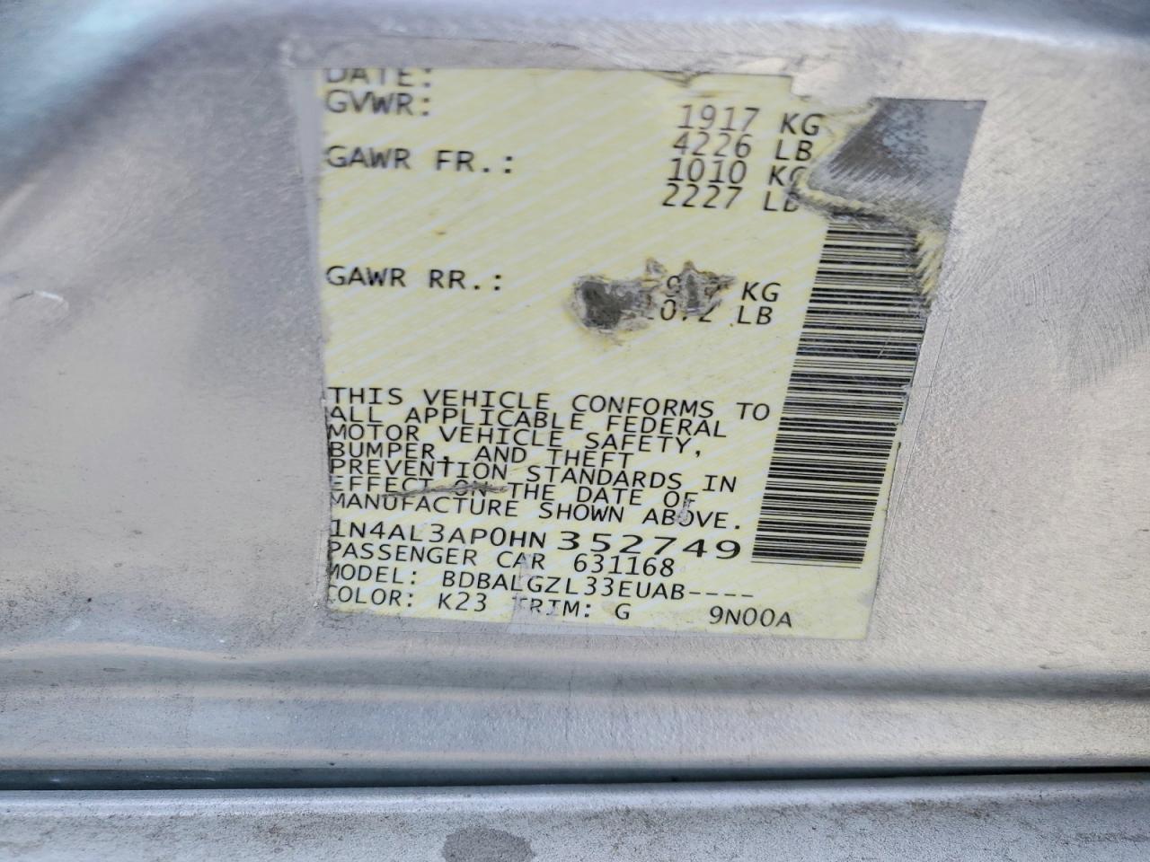 Nissan Altima 2.5 S