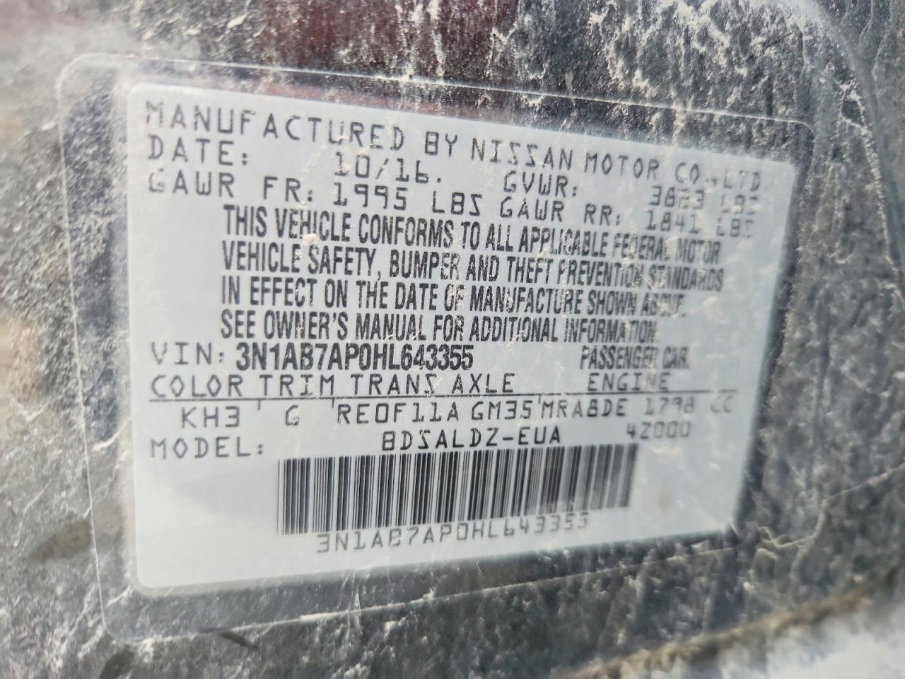 Nissan Sentra Sv
