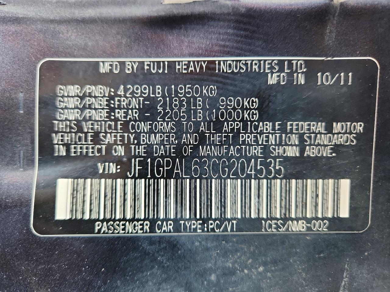 Subaru Impreza Sport Premium