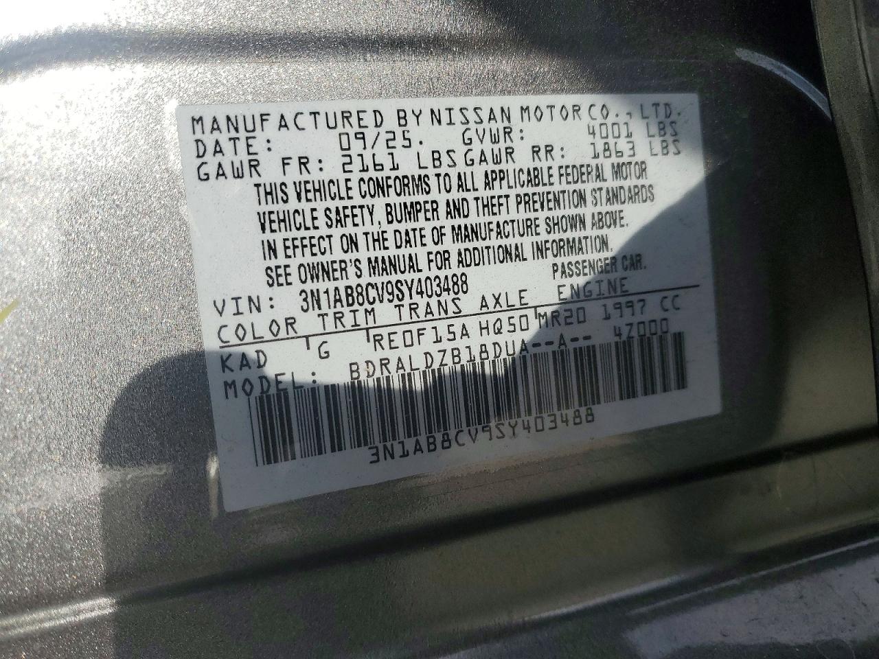 Nissan Sentra Sv