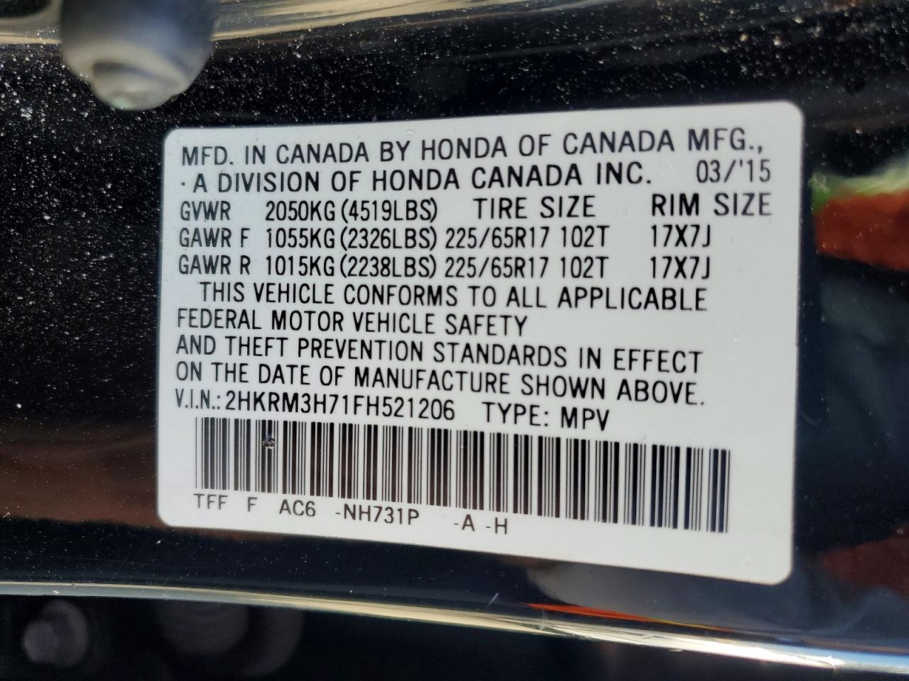 Honda Crv Exl