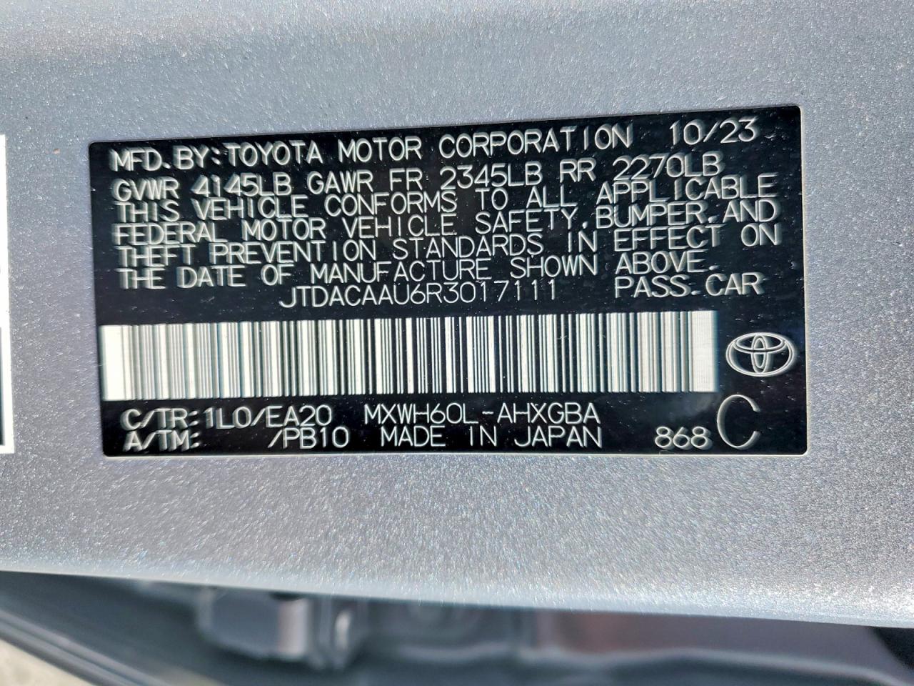 Toyota Prius Xle