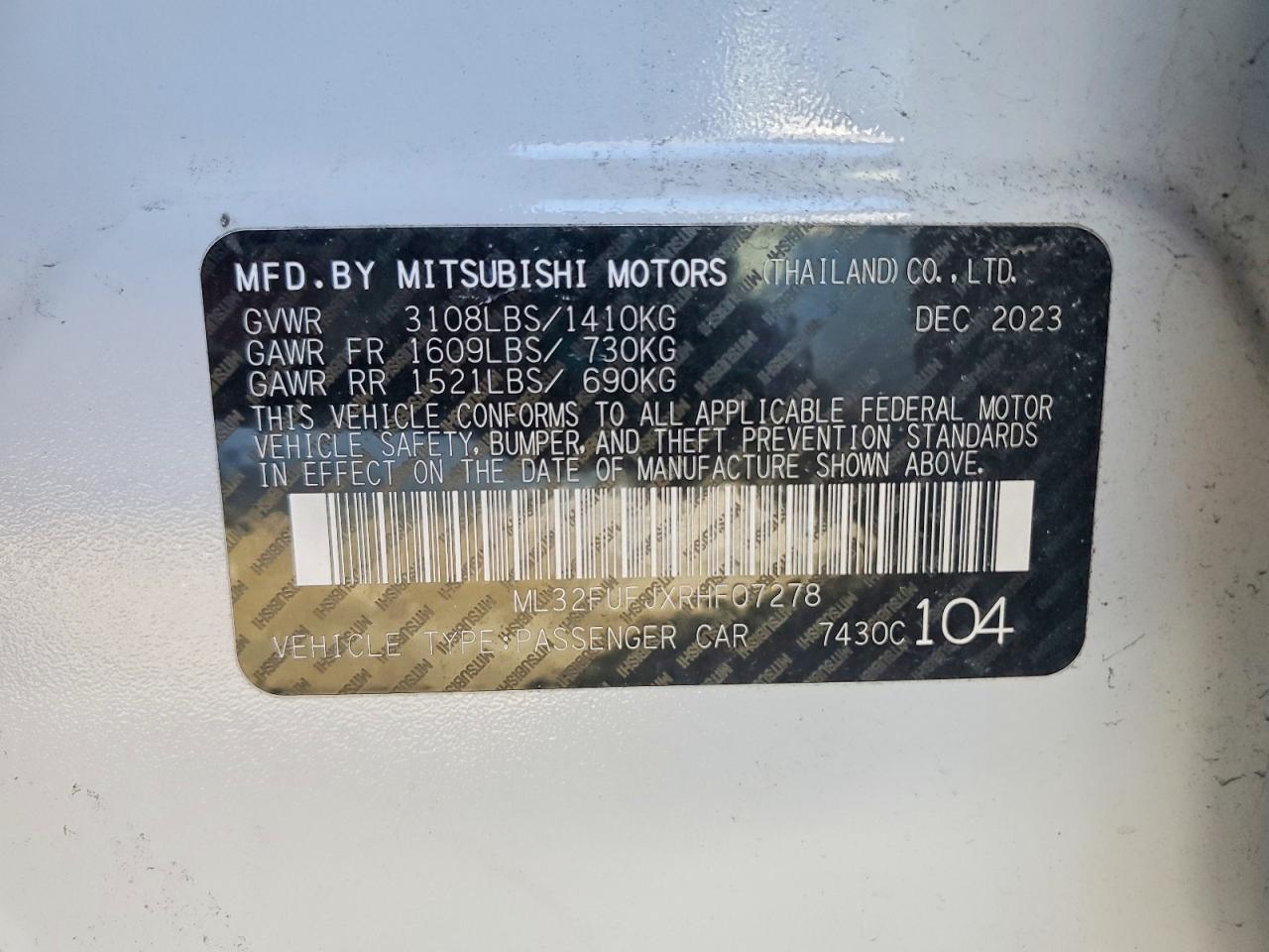 Mitsubishi Mirage G4 Es